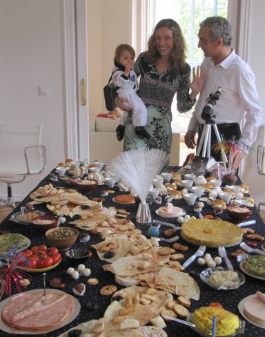 Banquete espacial para celebración de cumpleaños de Luna, Madrid, 2012