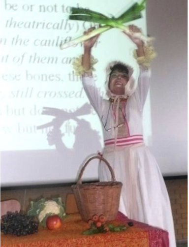 Acción de Ríos y Raymond Sokolov para el Oxford Symposium on Food and Cookery, UK, 2008