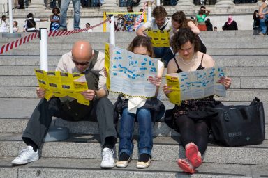 Comisionado por Lift, Trafalgar Square, Londres, 2007