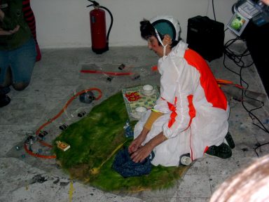 Obra de Andrés Jaque para Alicia Ríos, Doméstico’03, Madrid, 2003