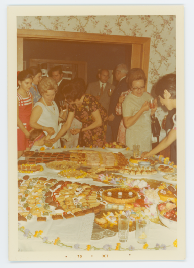 Banquete de bodas de Alicia y Paco, 1971